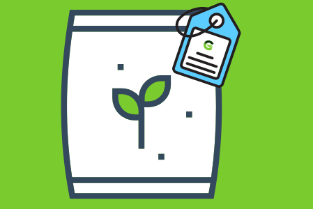 icon of grass seed bag